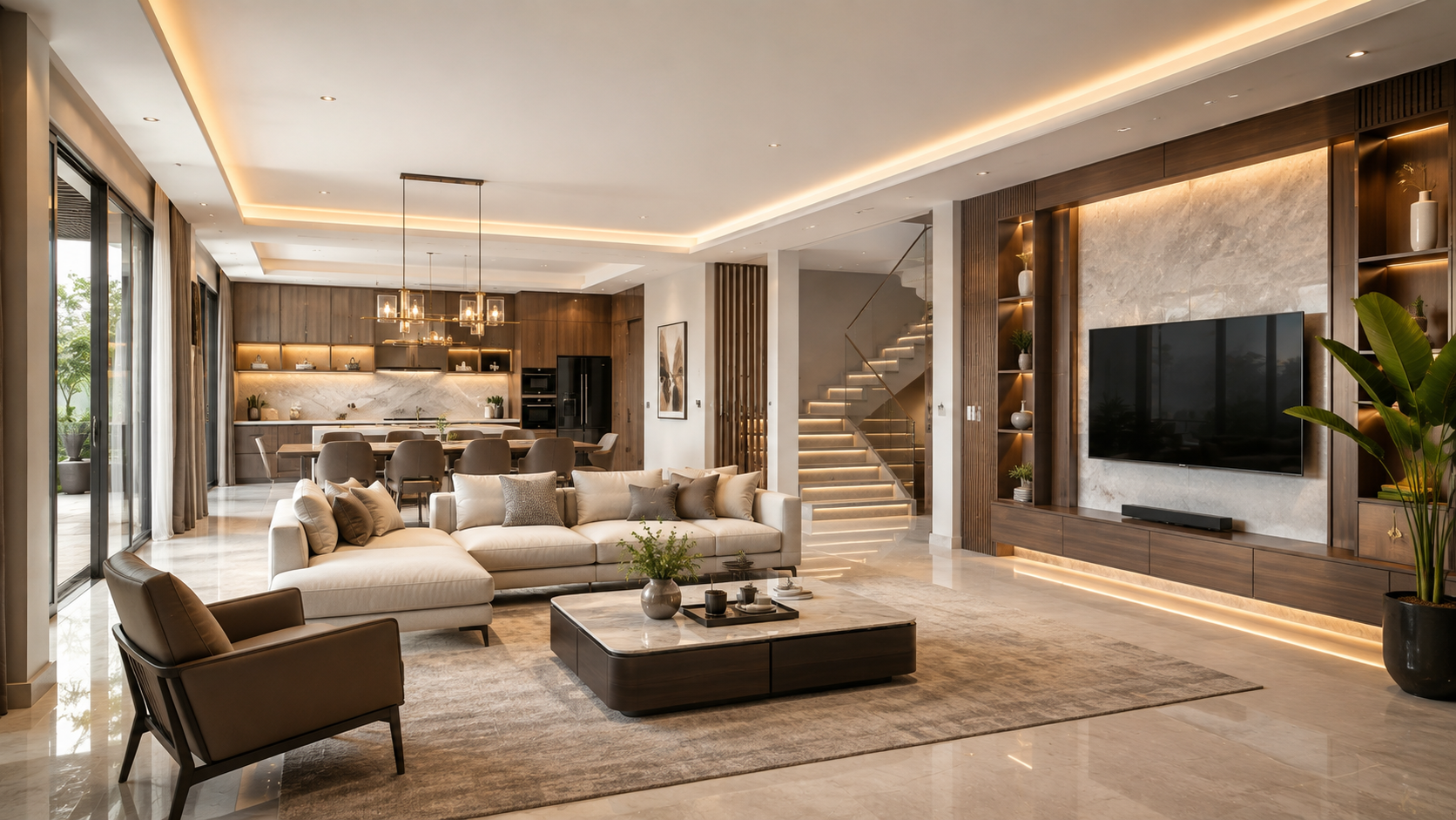 Modern interior design project