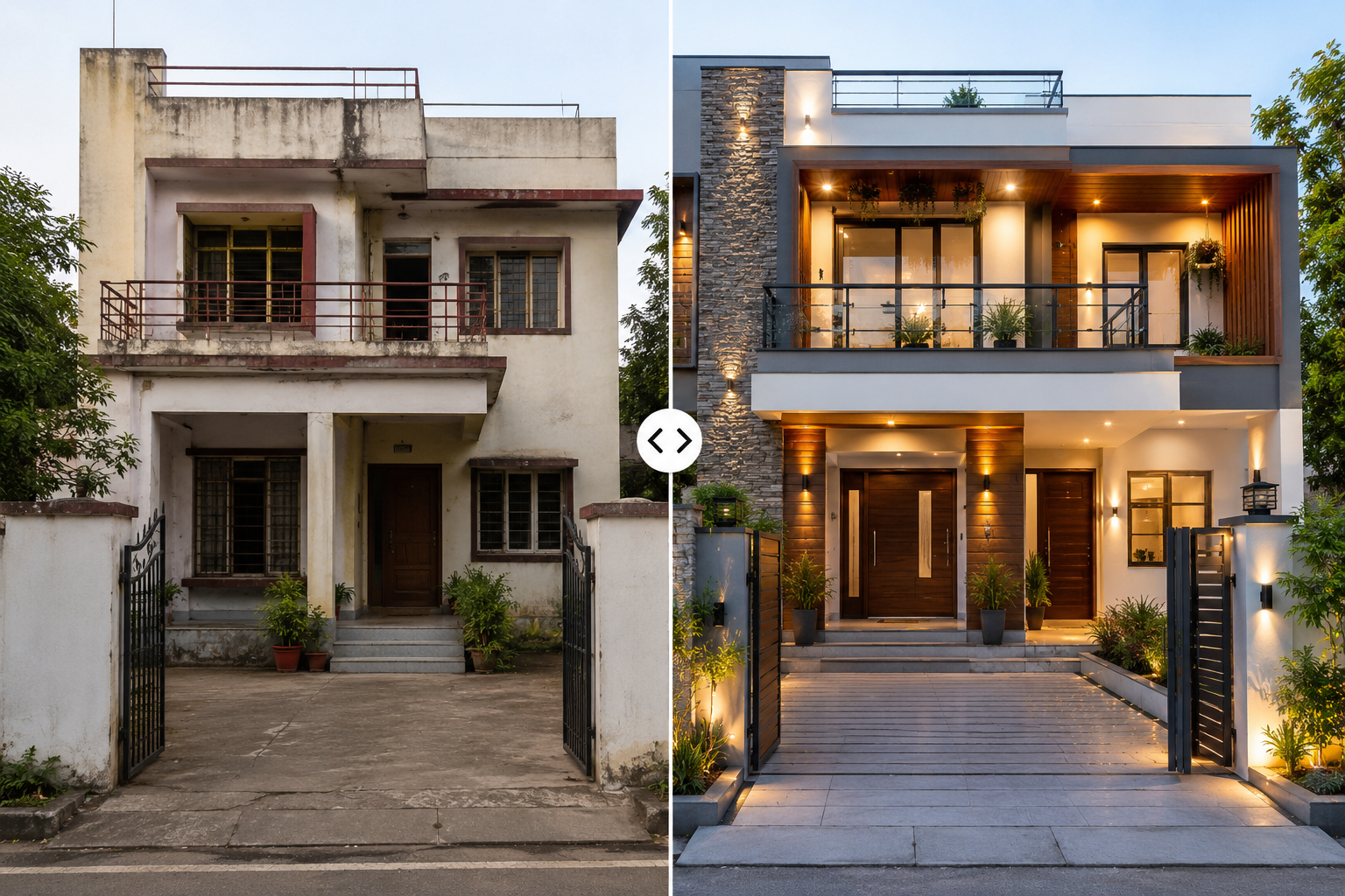 Home renovation construction project
